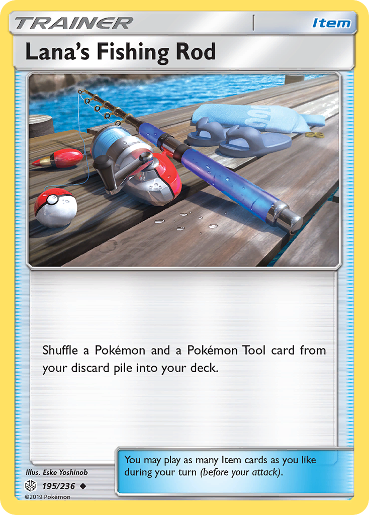 Lana's Fishing Rod (195/236) [Sun & Moon: Cosmic Eclipse] | Exor Games Dartmouth