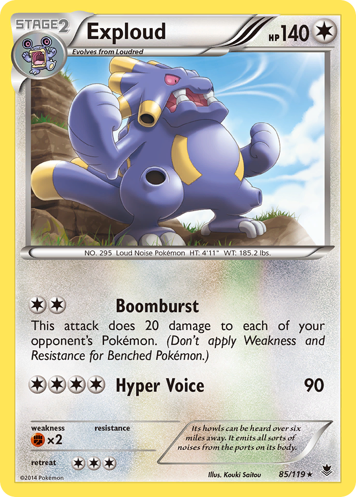Exploud (85/119) [XY: Phantom Forces] | Exor Games Dartmouth