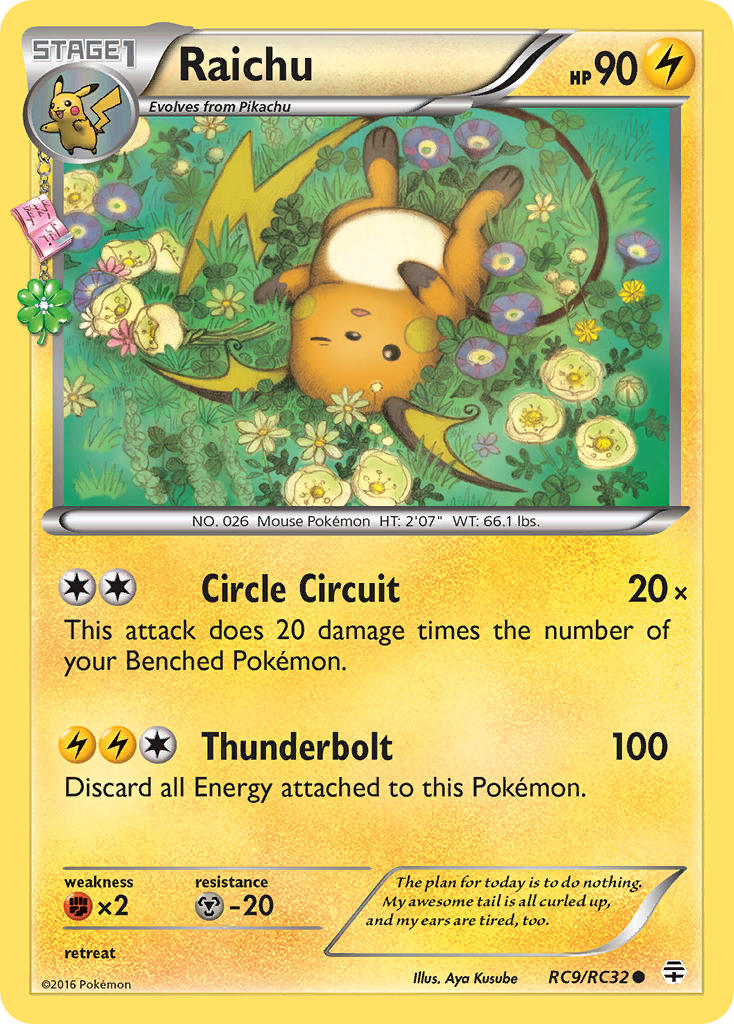 Raichu (RC9/RC32) [XY: Generations] | Exor Games Dartmouth