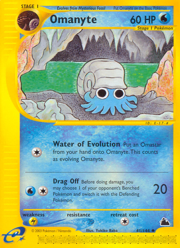 Omanyte (41/144) [Skyridge] | Exor Games Dartmouth