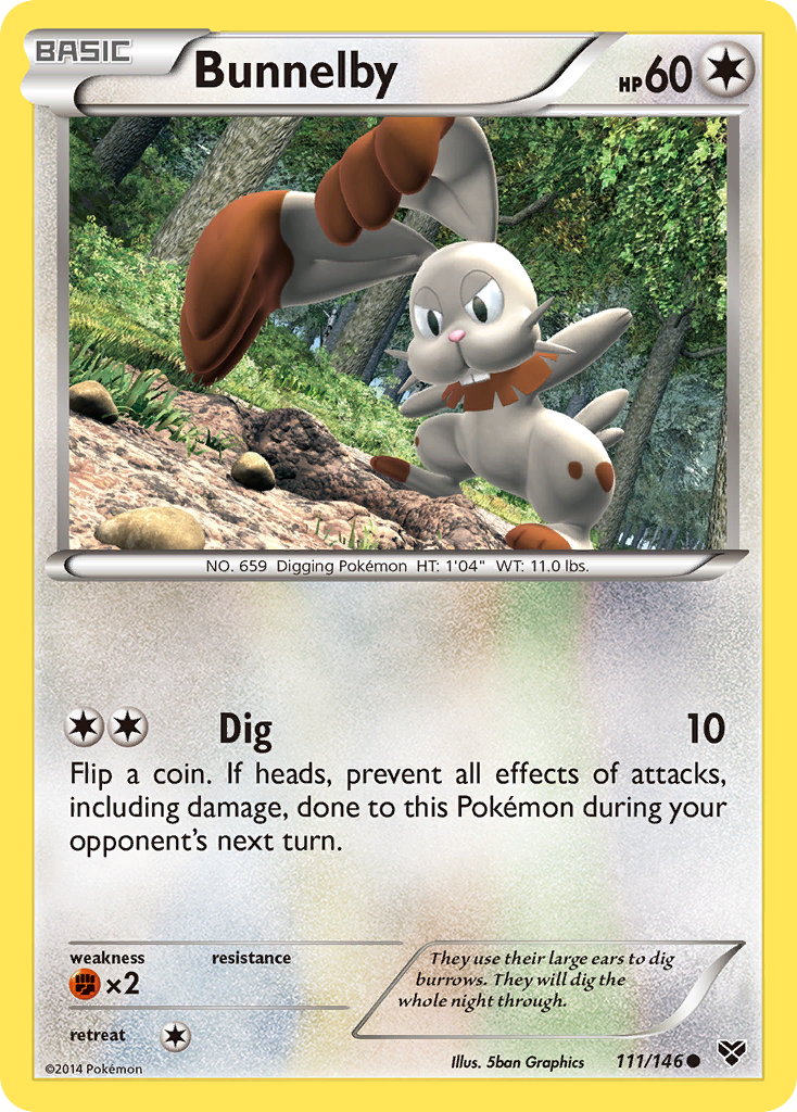 Bunnelby (111/146) [XY: Base Set] | Exor Games Dartmouth