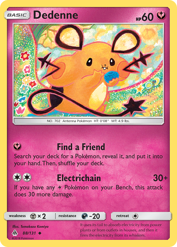 Dedenne (88/131) [Sun & Moon: Forbidden Light] | Exor Games Dartmouth