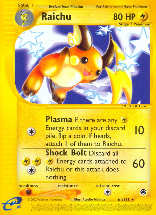 Raichu (61/165) [Expedition: Base Set] | Exor Games Dartmouth