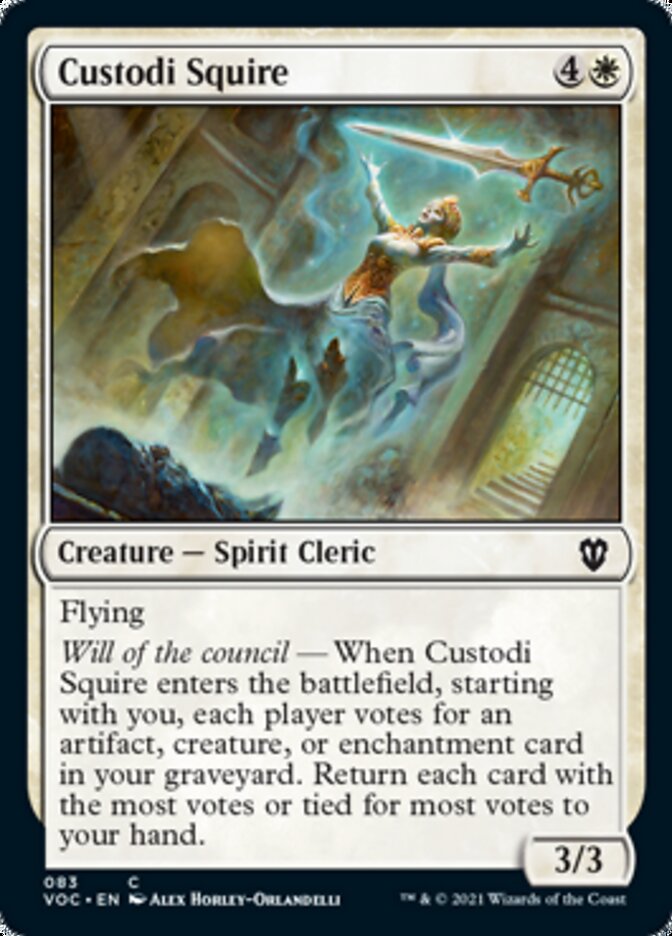 Custodi Squire [Innistrad: Crimson Vow Commander] | Exor Games Dartmouth