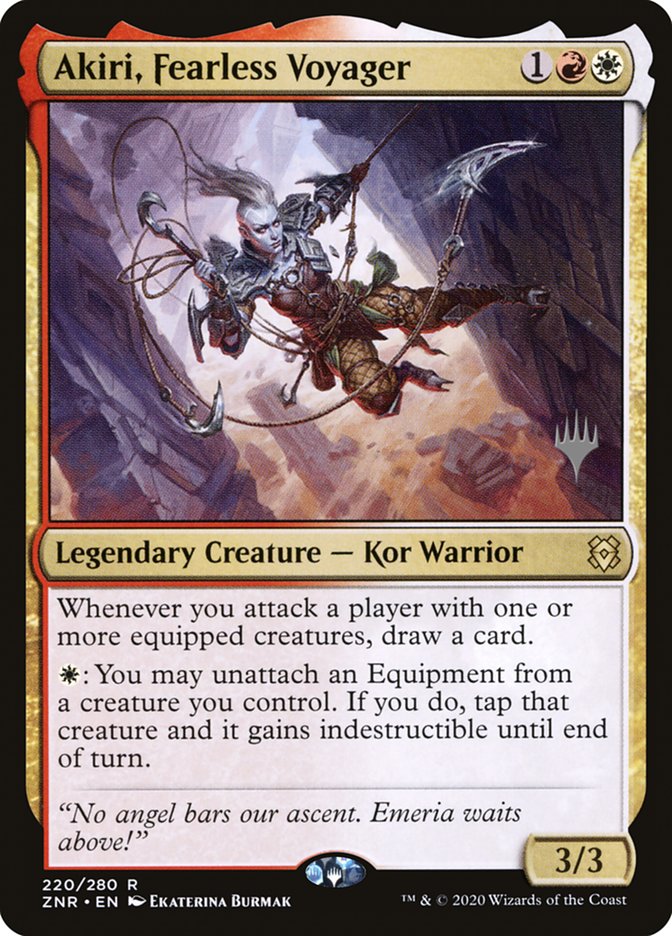 Akiri, Fearless Voyager (Promo Pack) [Zendikar Rising Promos] | Exor Games Dartmouth