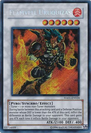Flamvell Uruquizas [HA01-EN024] Secret Rare | Exor Games Dartmouth