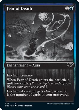 Fear of Death [Innistrad: Double Feature] | Exor Games Dartmouth
