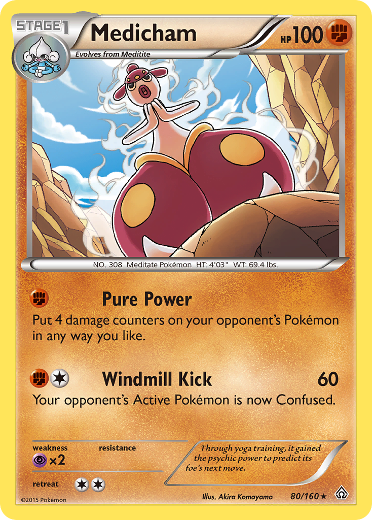 Medicham (80/160) [XY: Primal Clash] | Exor Games Dartmouth