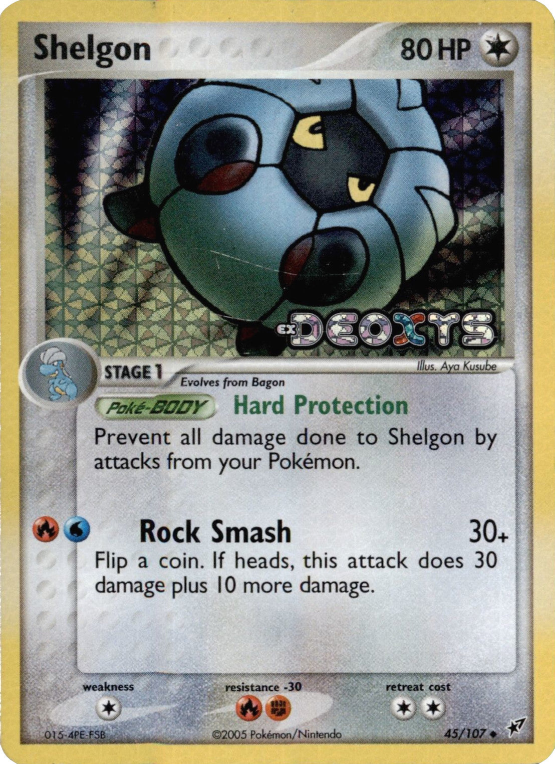 Shelgon (45/107) (Stamped) [EX: Deoxys] | Exor Games Dartmouth