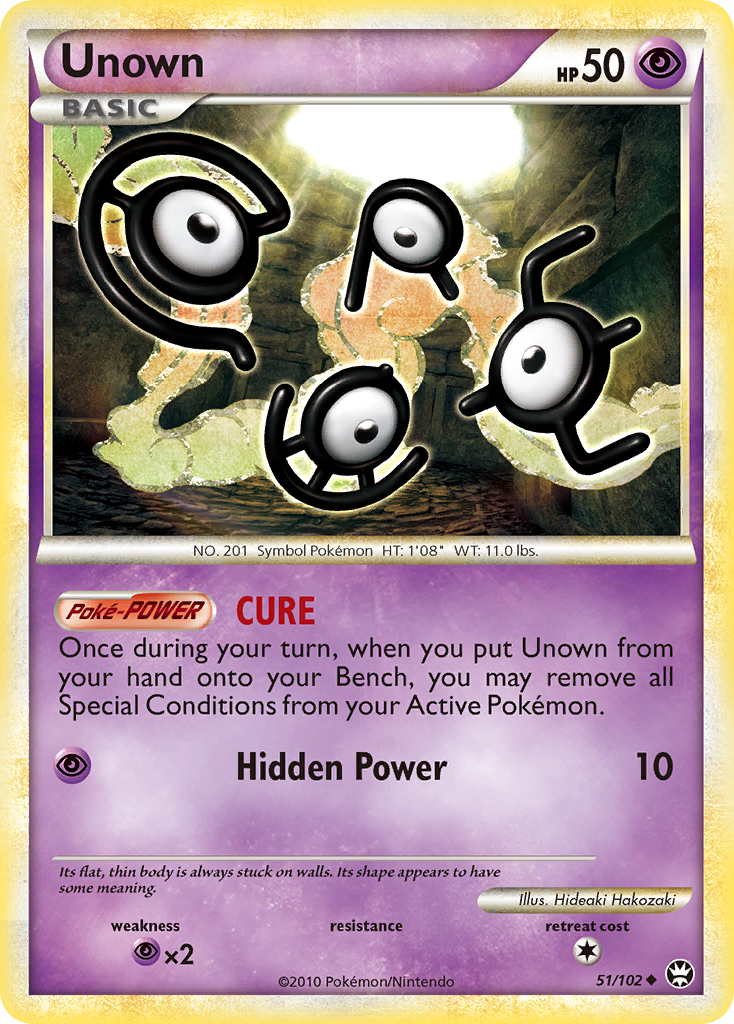 Unown (51/102) [HeartGold & SoulSilver: Triumphant] | Exor Games Dartmouth