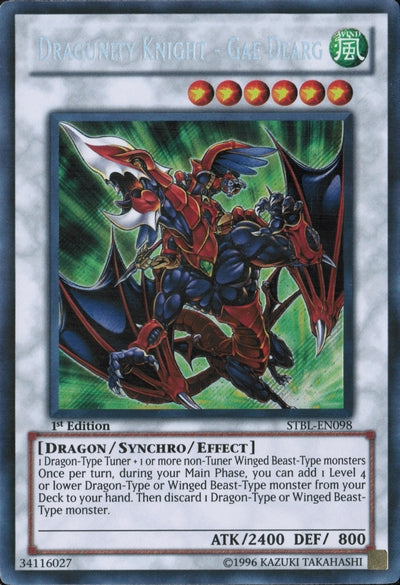 Dragunity Knight - Gae Dearg [STBL-EN098] Secret Rare | Exor Games Dartmouth