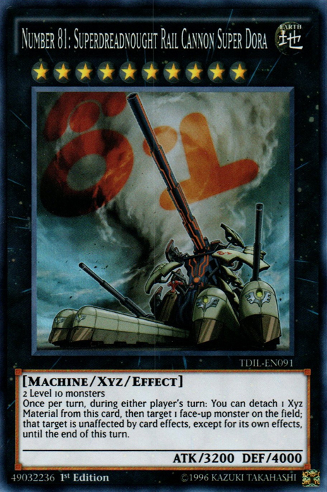Number 81: Superdreadnought Rail Cannon Super Dora [TDIL-EN091] Super Rare | Exor Games Dartmouth