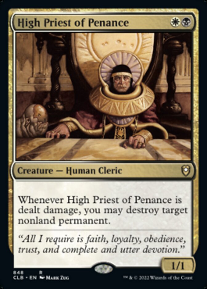 High Priest of Penance [Commander Legends: Battle for Baldur's Gate] | Exor Games Dartmouth