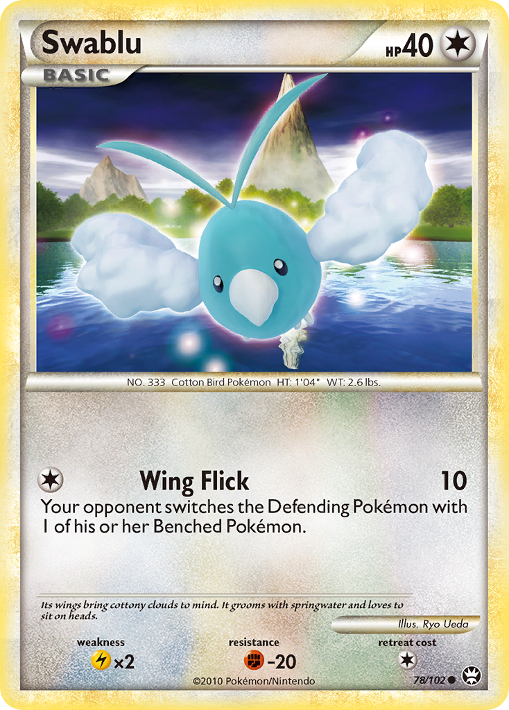 Swablu (78/102) [HeartGold & SoulSilver: Triumphant] | Exor Games Dartmouth