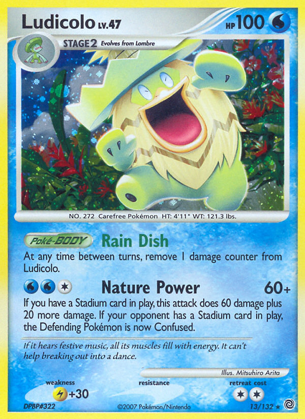 Ludicolo (13/132) [Diamond & Pearl: Secret Wonders] | Exor Games Dartmouth