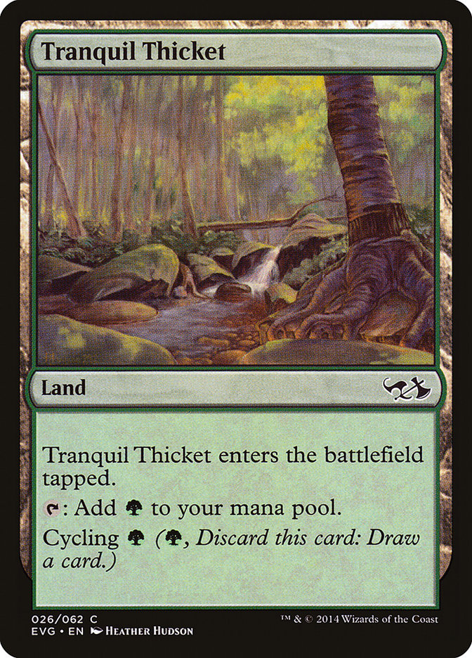 Tranquil Thicket (Elves vs. Goblins) [Duel Decks Anthology] | Exor Games Dartmouth