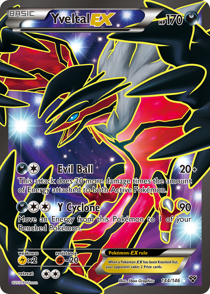 Yveltal EX (144/146) [XY: Base Set] | Exor Games Dartmouth