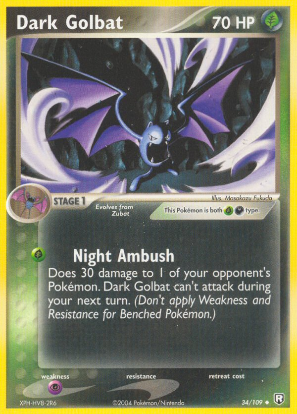 Dark Golbat (34/109) [EX: Team Rocket Returns] | Exor Games Dartmouth