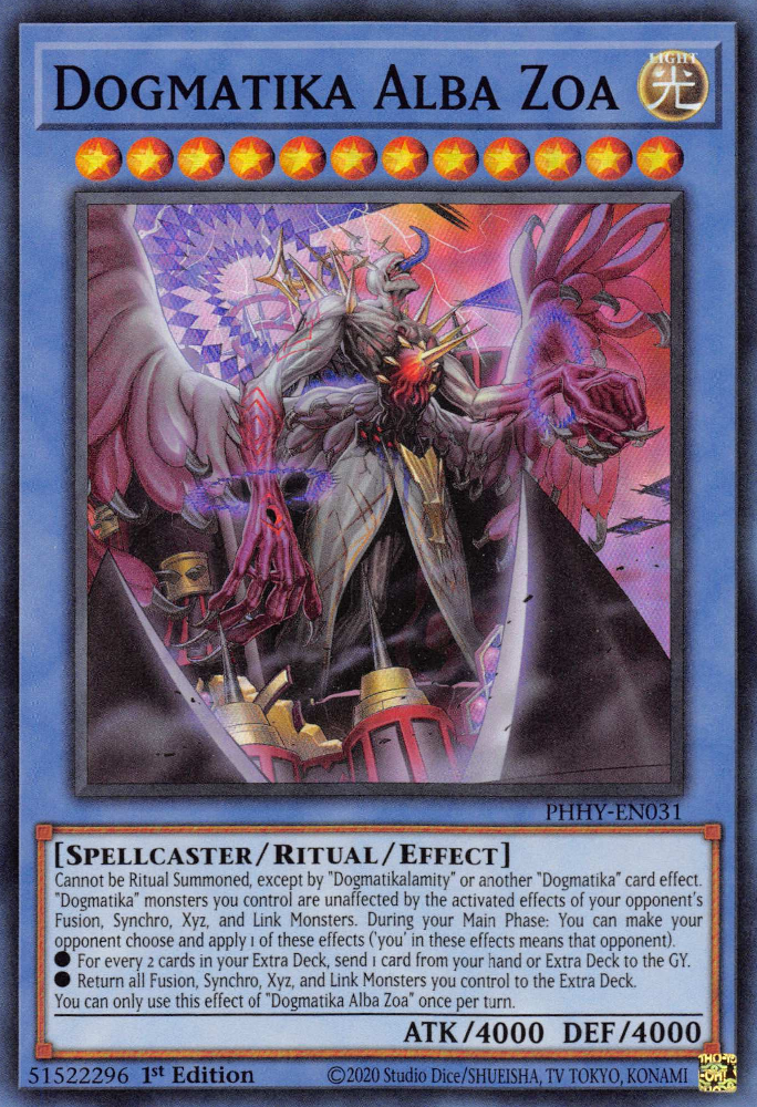 Dogmatika Alba Zoa [PHHY-EN031] Super Rare | Exor Games Dartmouth