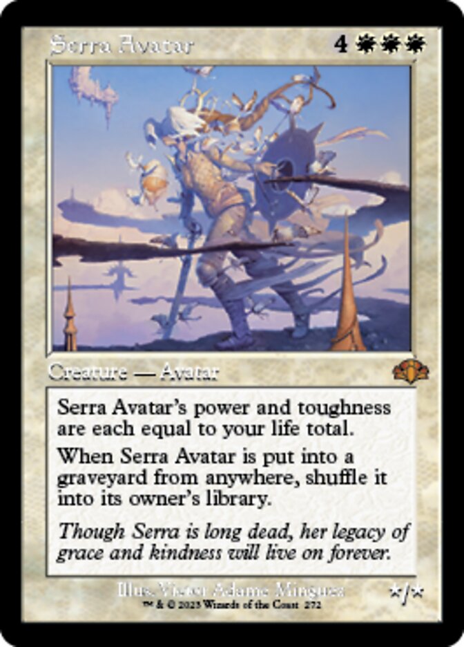 Serra Avatar (Retro) [Dominaria Remastered] | Exor Games Dartmouth