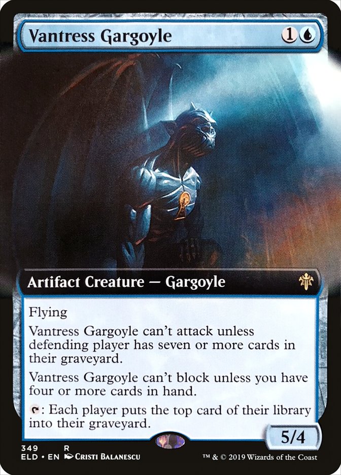 Vantress Gargoyle (Extended Art) [Throne of Eldraine] | Exor Games Dartmouth