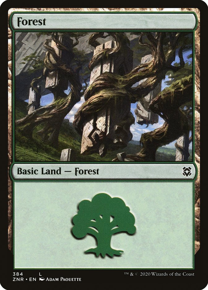 Forest (384) [Zendikar Rising] | Exor Games Dartmouth