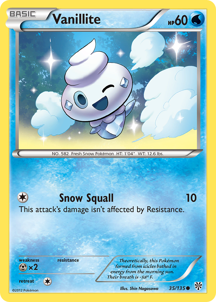 Vanillite (35/135) [Black & White: Plasma Storm] | Exor Games Dartmouth