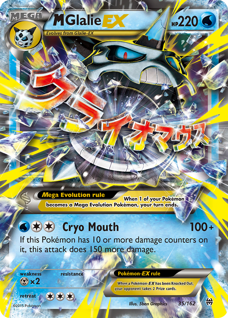 M Glalie EX (35/162) [XY: BREAKthrough] | Exor Games Dartmouth