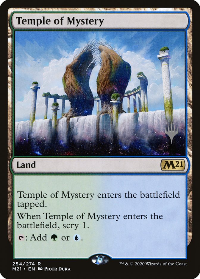 Temple of Mystery (Promo Pack) [Core Set 2021 Promos] | Exor Games Dartmouth