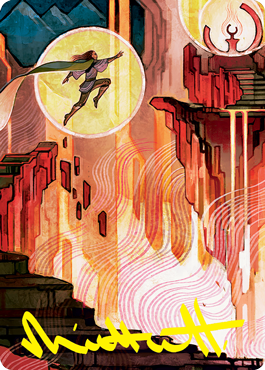 Thrill of Possibility Art Card (Gold-Stamped Signature) [Strixhaven: School of Mages Art Series] | Exor Games Dartmouth
