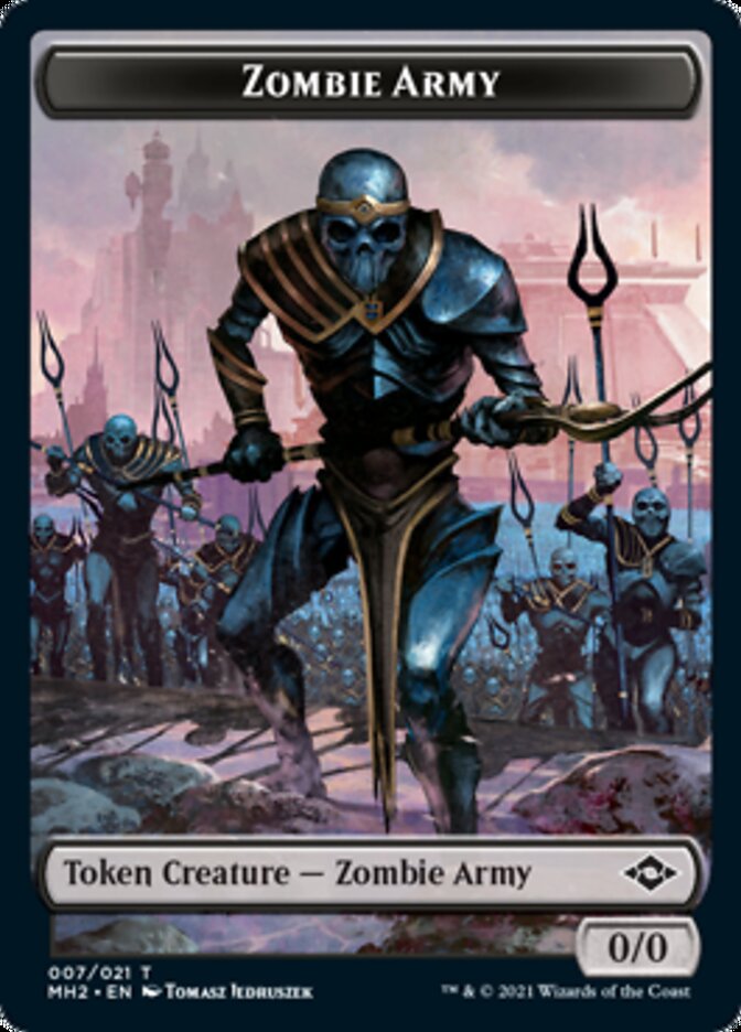 Zombie Army Token [Modern Horizons 2 Tokens] | Exor Games Dartmouth