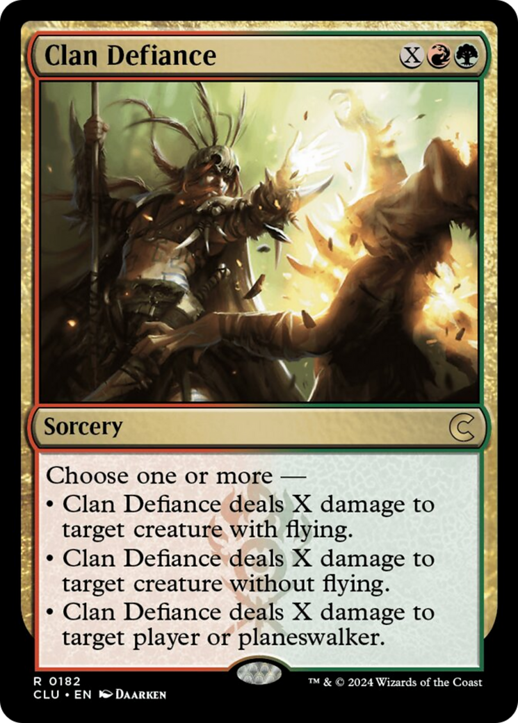 Clan Defiance [Ravnica: Clue Edition] | Exor Games Dartmouth