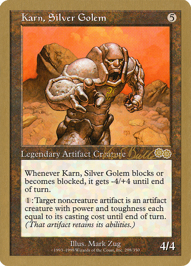 Karn, Silver Golem (Kai Budde) [World Championship Decks 1999] | Exor Games Dartmouth