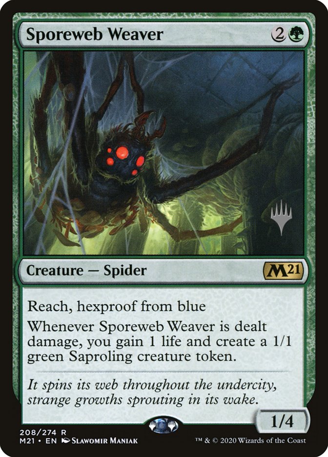 Sporeweb Weaver (Promo Pack) [Core Set 2021 Promos] | Exor Games Dartmouth