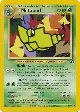 Metapod (42/75) [Neo Discovery Unlimited] | Exor Games Dartmouth