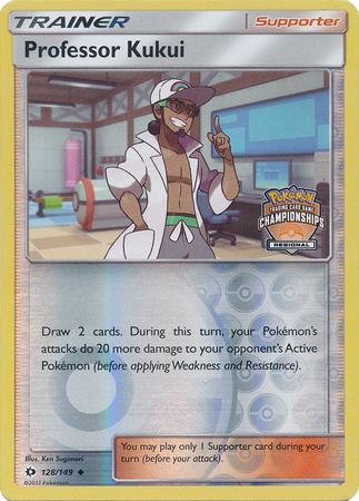 Professor Kukui (128/149) (Regional Championship Promo) [Sun & Moon: Base Set] | Exor Games Dartmouth