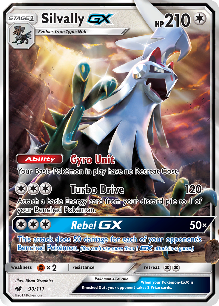 Silvally GX (90/111) [Sun & Moon: Crimson Invasion] | Exor Games Dartmouth