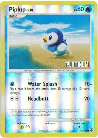 Piplup (71/100) [Burger King Promos: 2009 Collection] | Exor Games Dartmouth