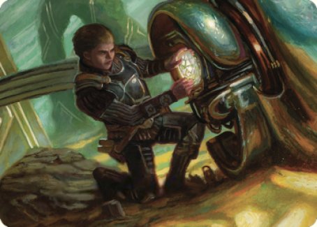 Urza, Powerstone Prodigy Art Card [The Brothers' War Art Series] | Exor Games Dartmouth