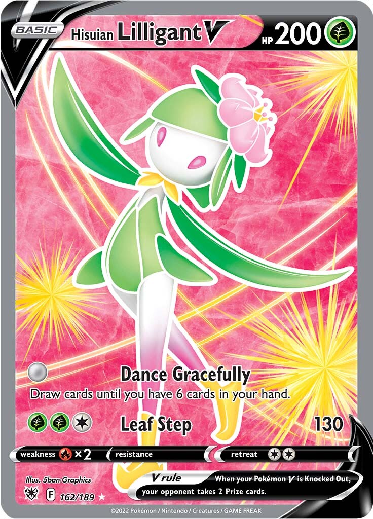 Hisuian Lilligant V (162/189) [Sword & Shield: Astral Radiance] | Exor Games Dartmouth