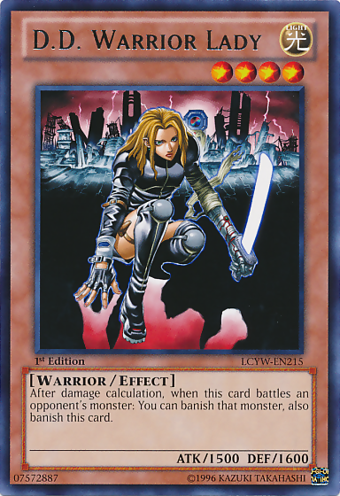 D.D. Warrior Lady [LCYW-EN215] Rare | Exor Games Dartmouth