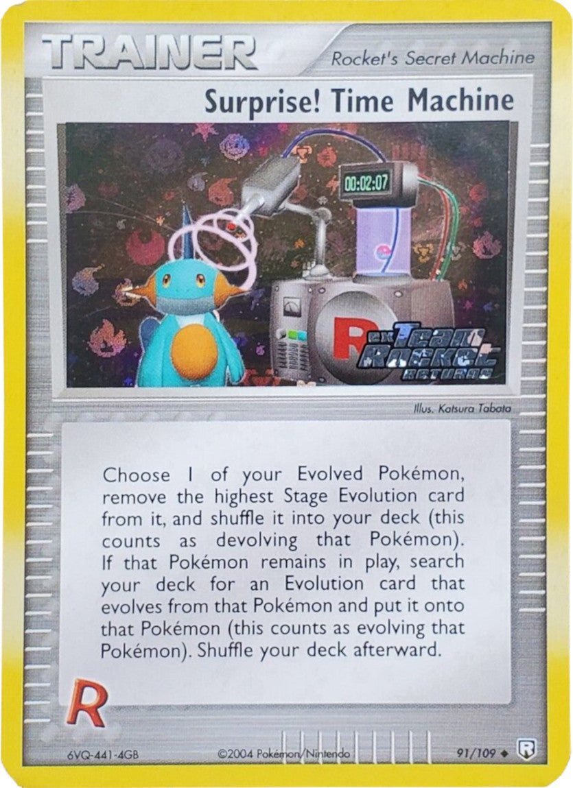 Surprise! Time Machine (91/109) (Stamped) [EX: Team Rocket Returns] | Exor Games Dartmouth