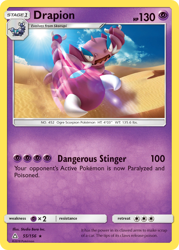 Drapion (55/156) [Sun & Moon: Ultra Prism] | Exor Games Dartmouth