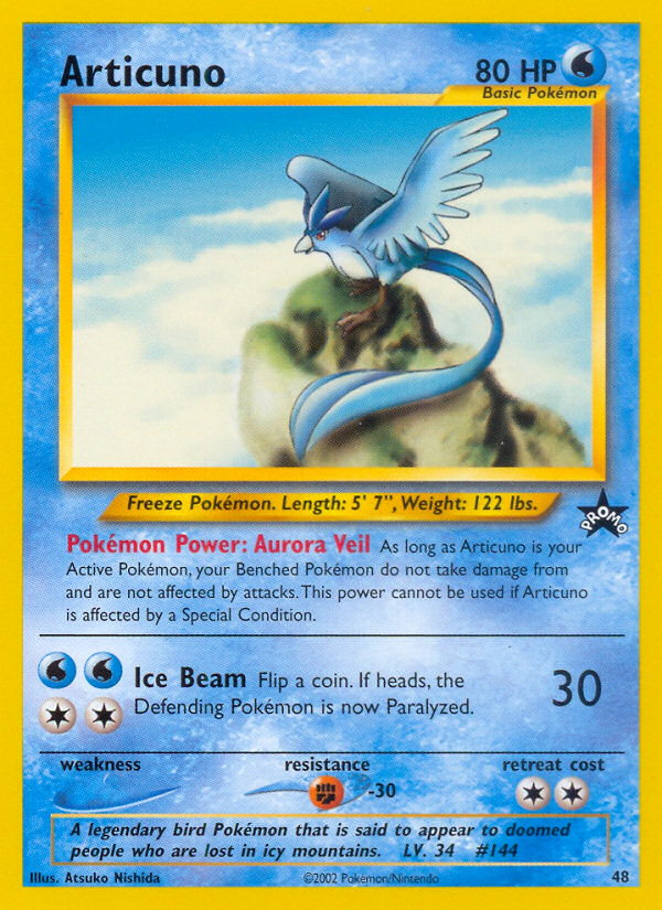 Articuno (48) [Wizards of the Coast: Black Star Promos] | Exor Games Dartmouth