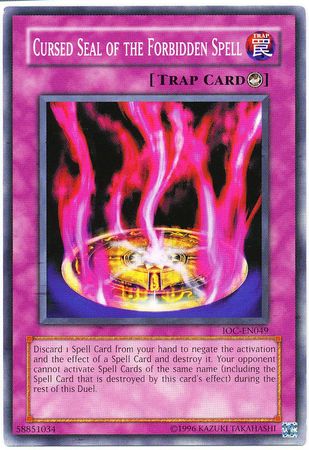 Cursed Seal of the Forbidden Spell [IOC-EN049] Common | Exor Games Dartmouth