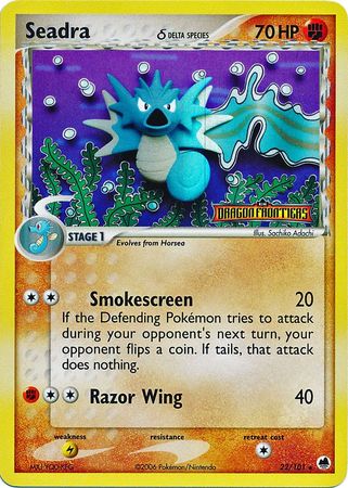 Seadra (22/101) (Delta Species) (Stamped) [EX: Dragon Frontiers] | Exor Games Dartmouth