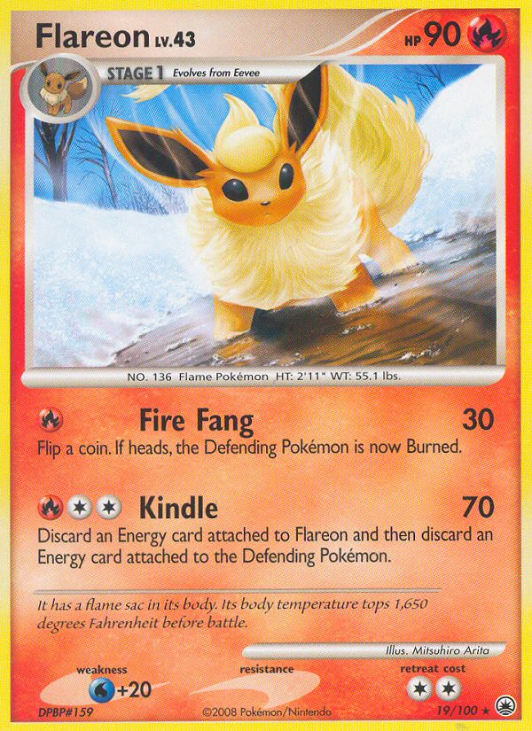 Flareon (19/100) [Diamond & Pearl: Majestic Dawn] | Exor Games Dartmouth