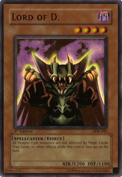 Lord of D. [SDK-041] Super Rare | Exor Games Dartmouth