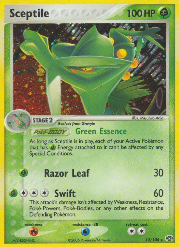 Sceptile (10/106) (Theme Deck Exclusive) [EX: Emerald] | Exor Games Dartmouth