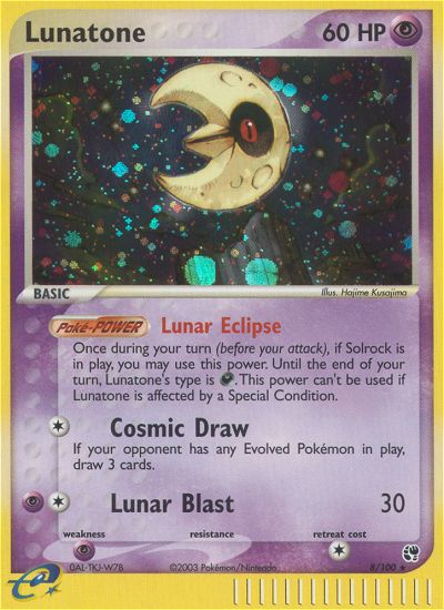 Lunatone (8/100) [EX: Sandstorm] | Exor Games Dartmouth